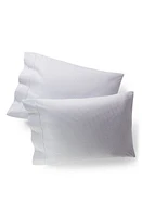 Ralph Lauren Oxford Stripe Pillow Sham in Blue And White at Nordstrom