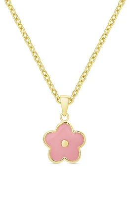 Lily Nily Flower Pendant Necklace in Gold at Nordstrom