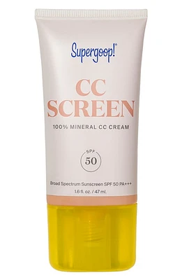 Supergoop! Supergoop! CC Screen 100% Mineral CC Cream SPF 50 in 110C at Nordstrom