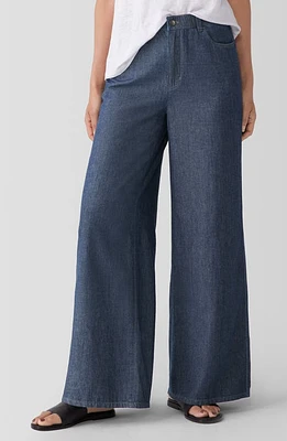 Eileen Fisher Wide Leg Jeans Denim at Nordstrom,