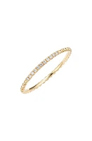 Bony Levy Diamond & 18K Gold Bead Stacking Ring in Yellow Gold/Diamond at Nordstrom, Size 6.5