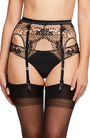 Dita Von Teese Julie's Roses Suspenders Black at Nordstrom,