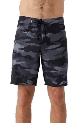 O'Neill Hyperfreak Heat Camouflage Swim Trunks Black Camo at Nordstrom,