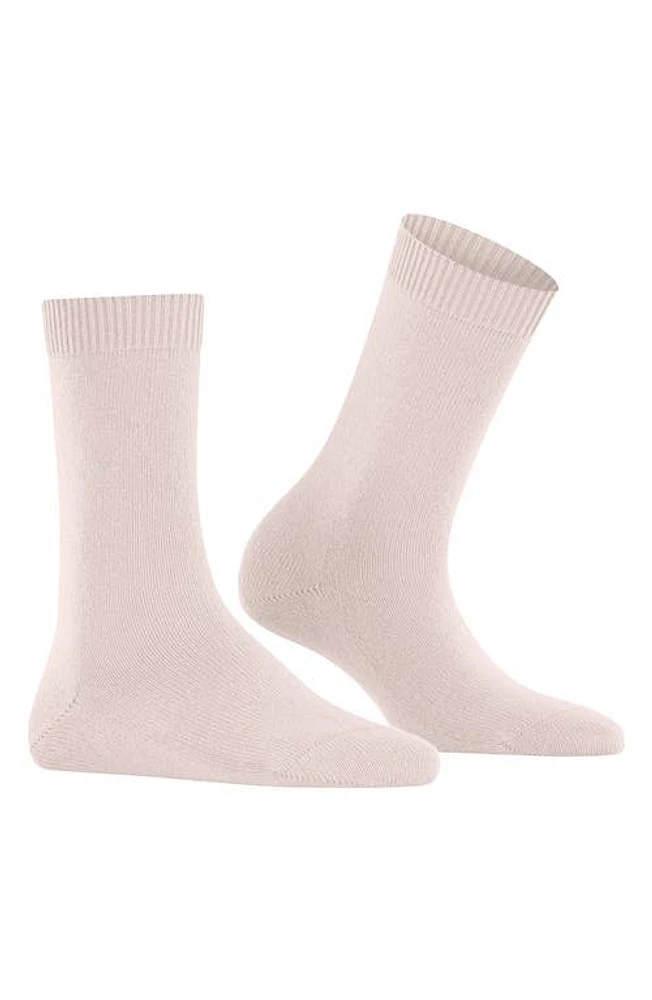 Falke Cozy Wool Blend Crew Socks Light Pink at Nordstrom,