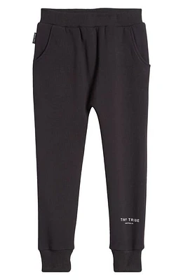 TINY TRIBE Kids' Core Signature Sweatpants in Black at Nordstrom, Size 4