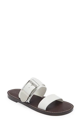 Chloé Rebecca Slide Sandal White at Nordstrom,