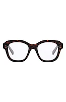 CELINE Bold 3 Dots 50mm Butterfly Optical Glasses in Dark Havana at Nordstrom