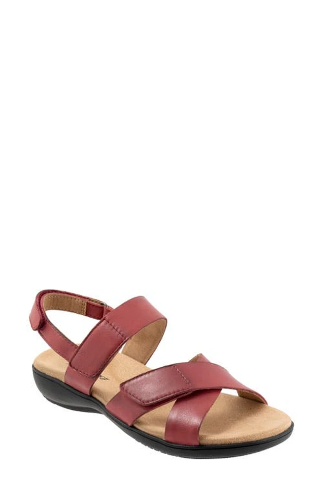 Trotters River Slingback Sandal Dark Red at Nordstrom,