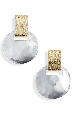 Karine Sultan Statement Drop Earrings in Silver/Gold at Nordstrom