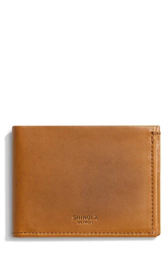 Shinola Slim Bifold Wallet in Tan at Nordstrom