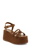 Kelsi Dagger Brooklyn Mend Platform Wedge Sandal Peanut at Nordstrom,