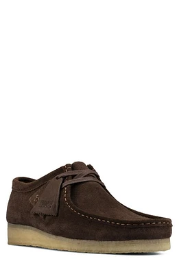 Clarks(r) 'Wallabee' Moc Toe Derby Dark Brown Suede at Nordstrom,