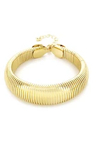 Panacea Dome Statement Flex Bracelet in Gold at Nordstrom