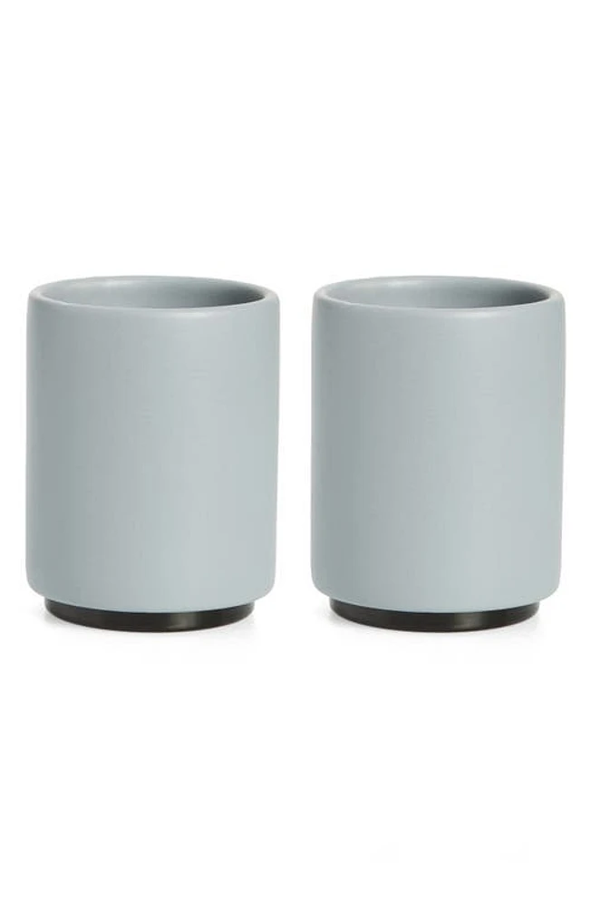 Fellow Monty Set of 2 Milk Latte Art Cups in Matte Grey at Nordstrom