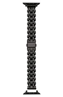 Kate Spade New York scallop 16mm Apple Watch bracelet watchband in Black at Nordstrom