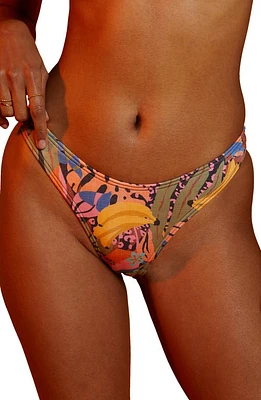 Billabong Mamacita Hike Bikini Bottoms in Multi at Nordstrom, Size Small