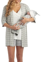 Everly Grey Adaline During & After 5-Piece Maternity/Nursing Sleep Set at Nordstrom,