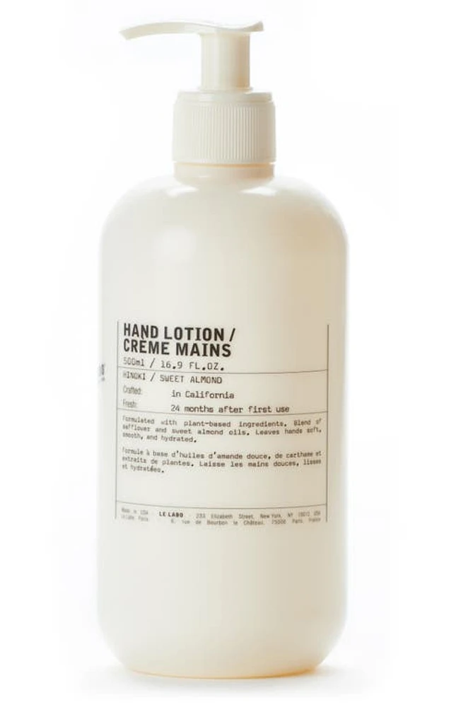 Le Labo Hinoki Hand Lotion at Nordstrom, Size 16.9 Oz