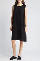 Eileen Fisher Matte Silk Shift Dress at Nordstrom,