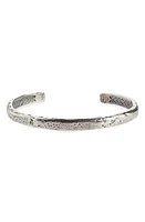 John Varvatos Silver Cuff Bracelet in Metallic Silver at Nordstrom