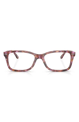 Ray-Ban 50mm Square Optical Glasses in Purple at Nordstrom