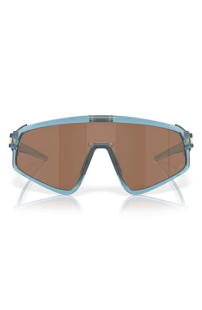 Oakley Latch Panel 35mm Rectangular Shield Sunglasses in Grey at Nordstrom