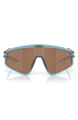 Oakley Latch Panel 35mm Rectangular Shield Sunglasses in Grey at Nordstrom