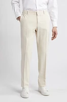 Nordstrom Trim Fit Flat Front Lyocell Blend Chinos at Nordstrom,