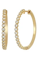 Bony Levy Monaco Diamond Hoop Earrings in 18K Yellow Gold at Nordstrom