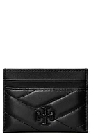 Tory Burch Kira Chevron Quilted Leather Card Case in Black at Nordstrom