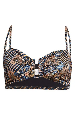 Ulla Johnson Santorini Bikini Top in Nocturne at Nordstrom, Size Large