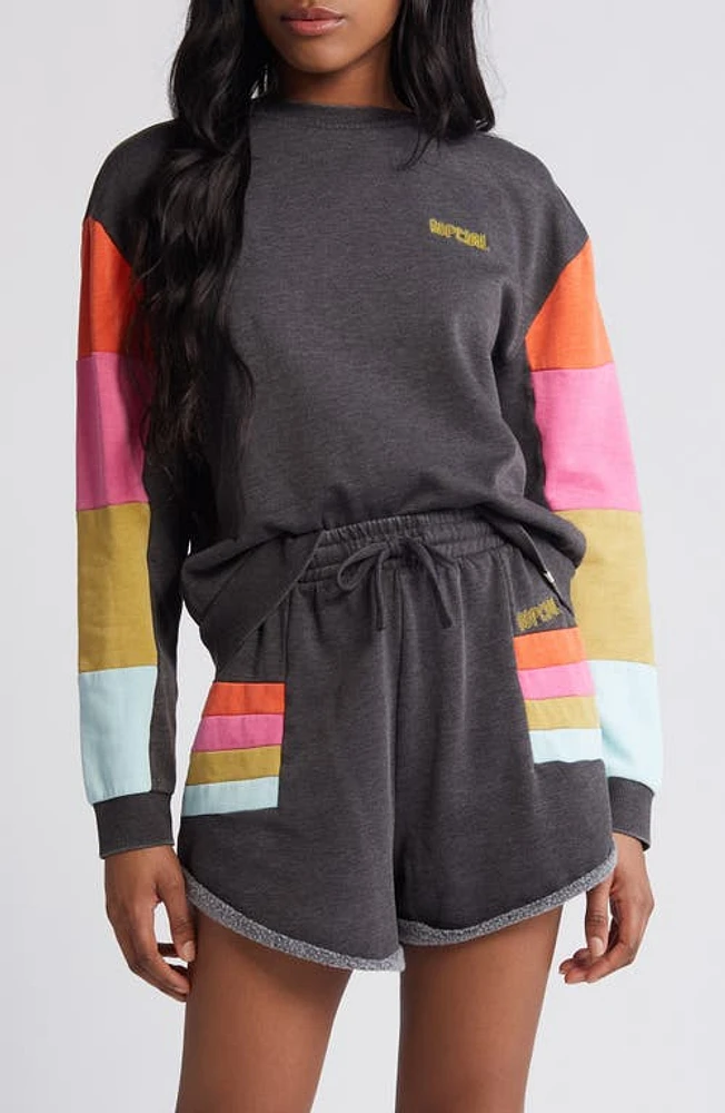 Rip Curl Surf Revival Cut & Sew Fleece Sweatshirt at Nordstrom,