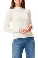 NIC+ZOE Puff Shoulder Waffle Stitch Sweater at Nordstrom