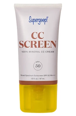 Supergoop! Supergoop! CC Screen 100% Mineral CC Cream SPF 50 in 416W at Nordstrom