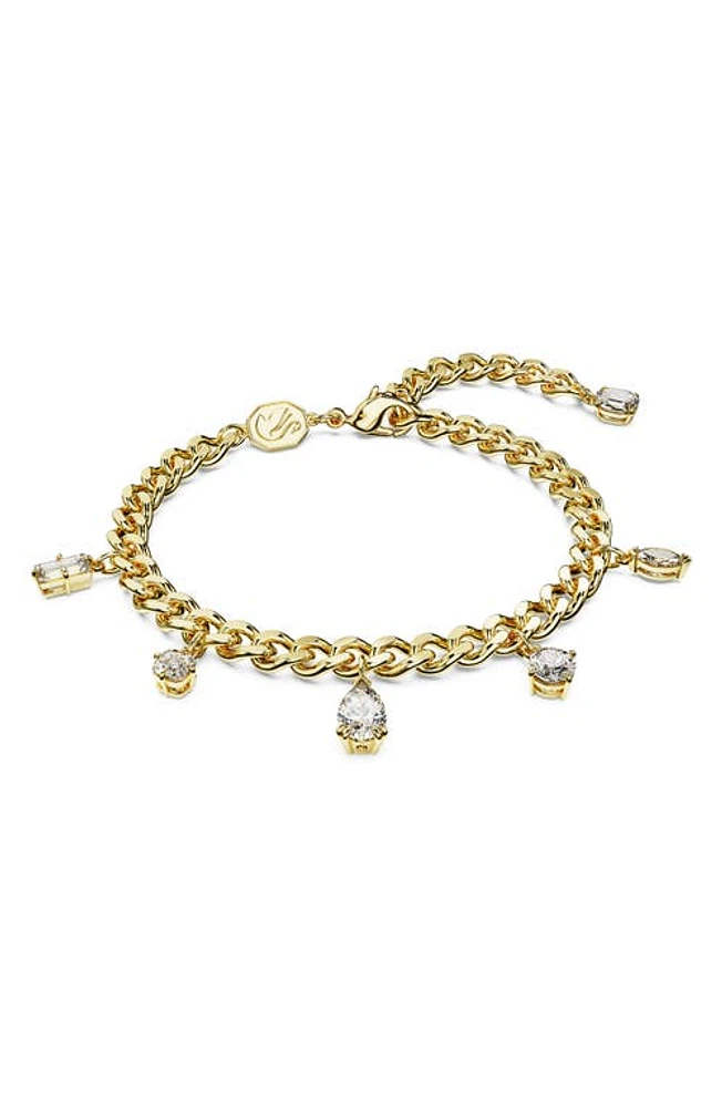 Swarovski Dextera Dangling Crystal Bracelet in Gold at Nordstrom