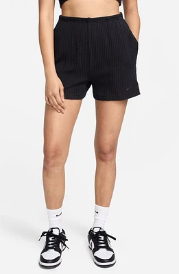 Nike Sportswear Chill Knit Ribbed Shorts at Nordstrom,