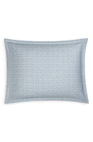 Matouk Catarina Cotton Percale Pillow Sham in Hazy Blue at Nordstrom