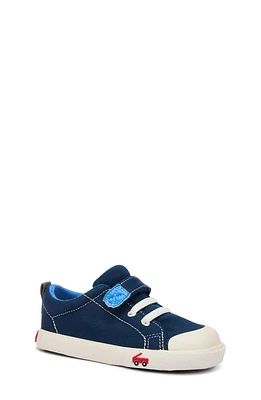 See Kai Run Stevie II Sneaker Navy Canvas at Nordstrom, M