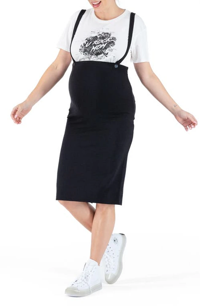 Cache Coeur Alicia Maternity Pencil Skirt Black at Nordstrom,