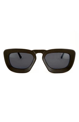 Grey Ant Urlike 55mm Rectangle Sunglasses in /Grey at Nordstrom