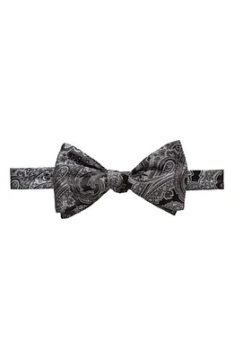 Eton Paisley Bow Tie in Black at Nordstrom