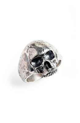 John Varvatos Skull Ring in Metallic Silver at Nordstrom, Size 10