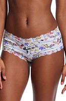 Hanky Panky Floral Print Supima Cotton Boyshorts Flower Crown at Nordstrom,