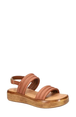 Bella Vita Ode Platform Sandal Whiskey Italian Leather at Nordstrom,