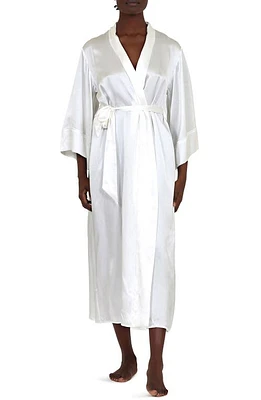 Papinelle Celine Silk Robe Ivory at Nordstrom,