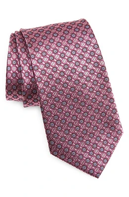 Nordstrom Neat Silk Tie in Pink at Nordstrom, Size Regular