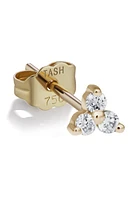 Maria Tash Large Diamond Trinity Stud Earring in Yellow Gold/Diamond at Nordstrom