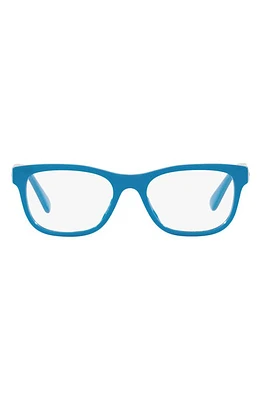 Versace Kids' 47mm Square Optical Glasses in Blue at Nordstrom