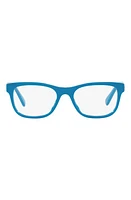 Versace Kids' 47mm Square Optical Glasses in Blue at Nordstrom