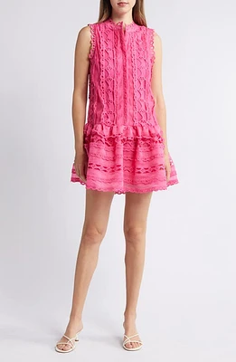 Endless Rose Sleeveless Lace A-Line Dress at Nordstrom,